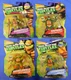 TMNT DONATELLO, RAPHAEL, MICHELANGELO, LEONARDO FIGURE SET 2015 NICKELODEON