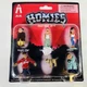 HOMIES Series #4 Boxed Set of 6 Figures - 2002 VTG Collectible SEALED PACKAGE