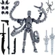 5.2" Titan 13 Action Figure Completed T13 Multi-Jointed Movable Robot Model Toy
