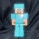 Steve Helmet Diamond Armor Minecraft Video Game Mojang Mattel 8.5" Action Figure