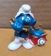 Smurfs Telephone Smurf 20062 Vintage Figure 1980 Schleich Peyo PVC Toy Phone