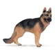 Papo Dog and Cat Companions Figure, German Shepard oner size, Multicolor