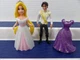 ~Disney~ Princess Rapunzel Tangled Magiclip 3" Polly Pcket Doll Flynn Rider