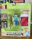 Minecraft Overworld Survival Pack Steve Series 1 Fully Articulated NEW