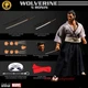 MEZCO Wolverine James Howlett Samurai 1/12 Action Figure In Stock NEW
