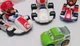 2" Nintendo Mario Kart Mario 2022 Race Car Toy Standard Kart Version 4 cars tota