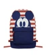 DISNEY Store Mickey Mouse Red White & Blue Americana Striped Backpack ~ NWT