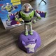 1995 VINTAGE Disney BUZZ LIGHTYEAR TALKING BANK THINKWAY WITH BOX TOY STORY