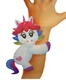 Disney Pride Collection UNICORN Cutie Cuff, Snap, Hug, & Go! Plush Toy