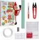 SCS Direct Elf Upgrade Complete DIY Kit Pose, Hang, Bend Your Christmas Elf All
