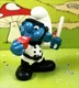 Les Schtroumpfs - Schleich - 20123 Smurf policeman (Made in Portugal)