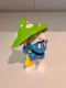 Schleich Smurf: 20118 UMBRELLA - Custom Promo GREEN (Smurf)