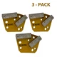 3 Pack Diamond Grinding Discs for Bolt on Concrete Grinders Medium Bond 60 Grit