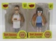 Lot of 2 Bob's Burgers 4" Vinyl Figure Set BOB & TINA w/Stand CultureFly Z1