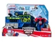 Transformers Rescue Bots Optimus Prime Racing Trailer Playset  Blurr Hasbro NEW!