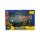 Jakks Dog Man 2.5 Inch Wave 3 Figures (Chief, Dog Man, Mayor, Petey, and Flippy)