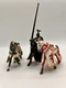 Lot Schleich 70032 Black Knight With Joust On Horse & Horses Only 70046 70047