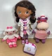 Disney Jr Doc McStuffins Wash Your Hands Doc sings, plush Lambie & Hallie HIppo
