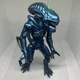 2020 Lanard Toys Metallic Blue Xenomorph Warrior Alien 7" Action Figure 