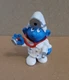 SMURFS CARTOON vintage PVC 2" Figure SMURF Doctor #20037 PEYO SCHLEICH 1978