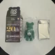 Medicom Bearbrick Series 43 Flag of Macau 100% Be@rbrick S43 Green Bear Figure
