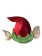 Vintage Dan Dee Santa Elf Hat w Big Ears Jingle Bells Lights Musical Moves