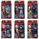 WWE Elite 124 - Complete Set of 6 Mattel Toy Wrestling Action Figures
