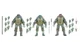 NECA TMNT Ninja Turtles Last Ronin Ghost Brothers 3-Pack Action Figures Set