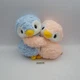 D2805B Take Off Mecha love Hugging Penguin Plush 5" Stuffed Toy Doll Japan