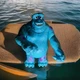 Disney Pixar Monsters Inc Sulley Monsters at Work 8" posable figure