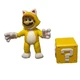 The Super Mario Bros. Movie Cat Mario Action Figure Jakks Pacific Nintendo Cube