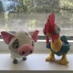 Disney Princess Clucking HeiHei & Snorting Pua! Moves And Makes Sound!