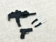 Dagger Pistol Figure Hot Toys 1/6 G.I. Joe Retaliation Snake Eyes MMS192 Weapon