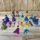 Disney Princess Little Kingdom MagiClip Princess Dolls in Dresses Lot of 12