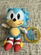 Sonic The Hedgehog 7" Plush Toy Figure Jakks Pacific Sega Speed Ball Fastest