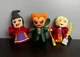 Disney Hocus Pocus Sanderson Sisters Three Plush Set Attached NEW 6"-7"