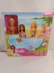 Barbie - Barbie's Pool Play Set with Doll, Slide, Drinks & Beach Towel NRFB