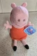 Peppa Pig 2021 Hasbro/Just Play 6" Plush Red Dress