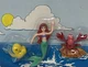 Disney The Little Mermaid Figure Set 3 Pieces PVC Bendy Sebastian Flounder