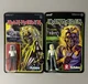 New 2pc Super7 Reaction Eddie Iron Maiden Killers Glow Figures Set Lot UNPUNCHED