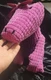 CROCS Baby Duke Crocodile 12" Plush Toy Stuffed Animal Fuchsia Purple Red Bow