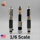 Hot Toys 1/6 Scale Star Wars Lightsaber Hilts Lot - 2x Windu + Skywalker Loose