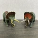 2 Jurassic World Park Dominion Strikers Roarivores Triceratops Dinosaur Work Lot