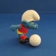 Smurfs 20035 Soccer Playing Smurf Vintage Schleich Figure PVC 1978