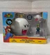 Nintendo King Boo with Luigi Action Figure Set- 3pk Glow in the dark SEE Details