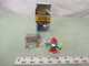 Super Smurf Figure box Vintage Toy Schleich Papa Teacher Blackboard school math