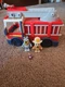Bluey Firetruck Toy with Firefighter Bingo, Bob Bilby Figures | Extendable Compl