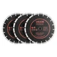 VEVOR 9 in Diamond Saw Blade Set 3Pack 7/8 in Arbor Dry Wet Cutting for Brick
