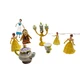 Vintage Disney Beauty & Beast Toy Figure Lot, Many Are Rubber Bendy Bendable
