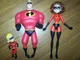 DISNEY PIXAR THE INCREDIBLES ACTION FIGURE DOLL LOT